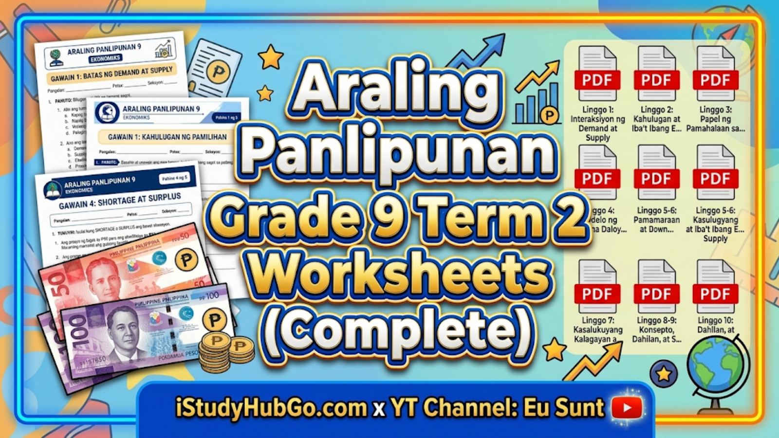 Araling Panlipunan Grade 9 Term 2 Worksheets (Complete)
